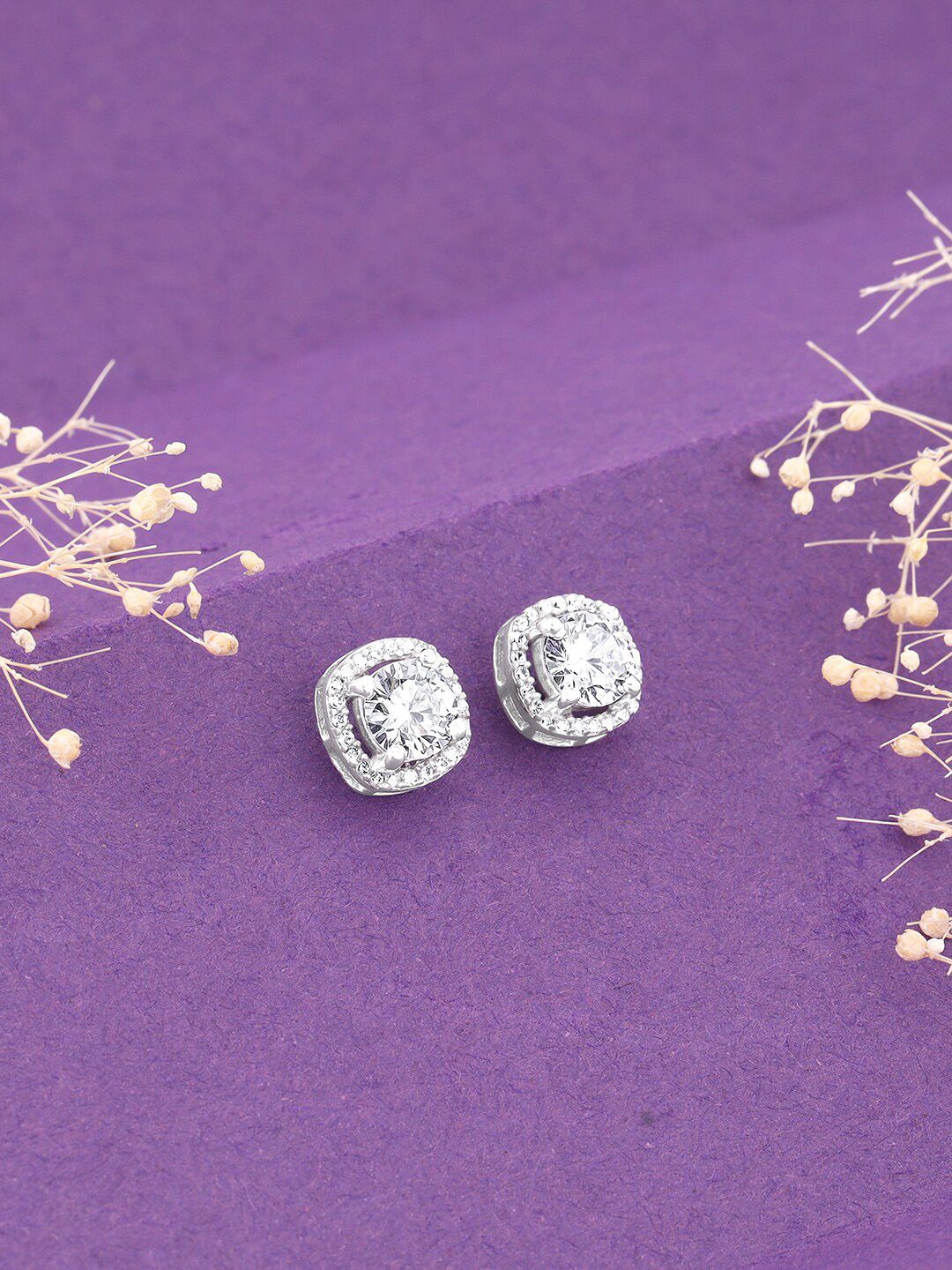 GIVA 925 Sterling Silver Zircon Contemporary Studs Earrings-picture-52
