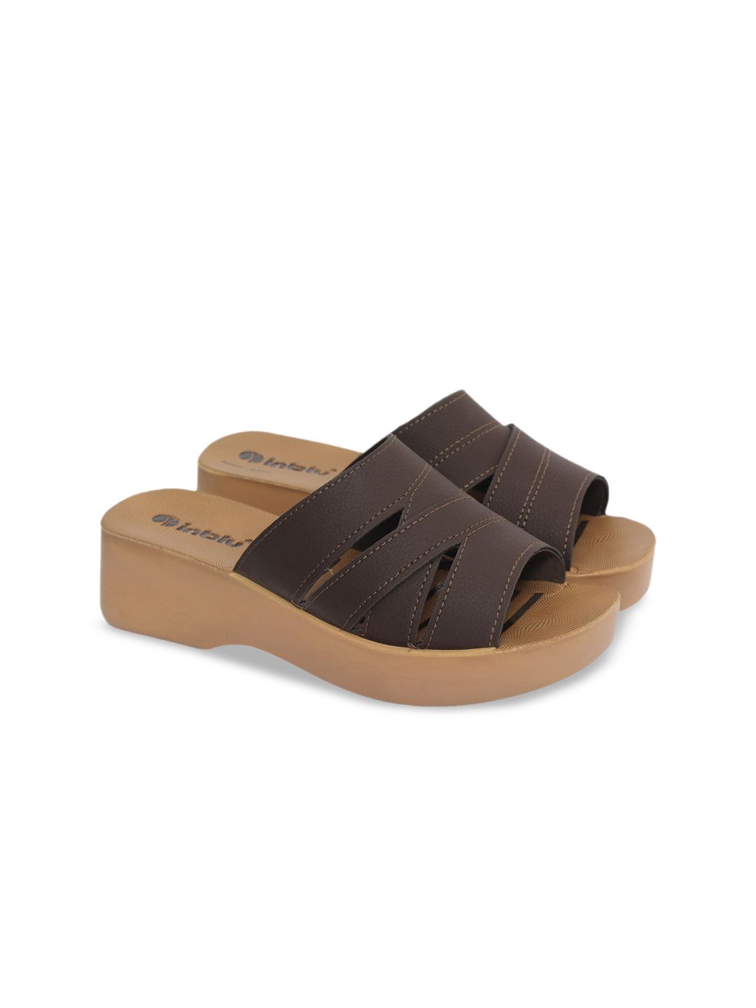 Inblu Lightweight & Anti Skid Open Toe Wedges-image-47