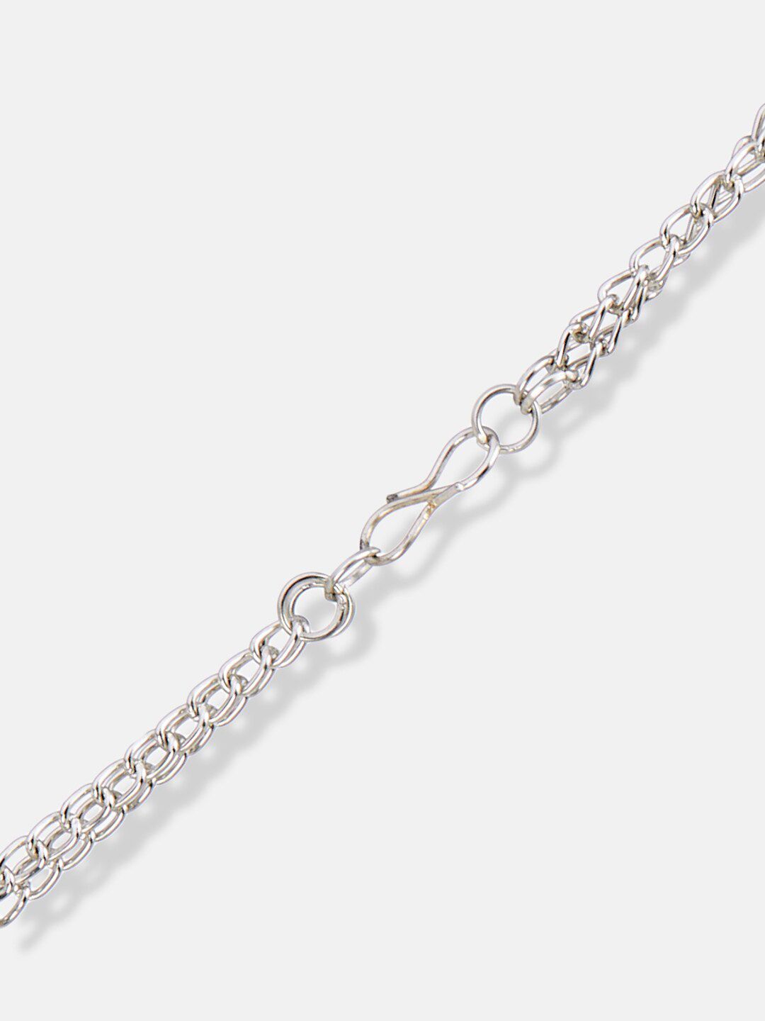 ATIBELLE Silver-Plated Beaded German Silver Layered Necklace