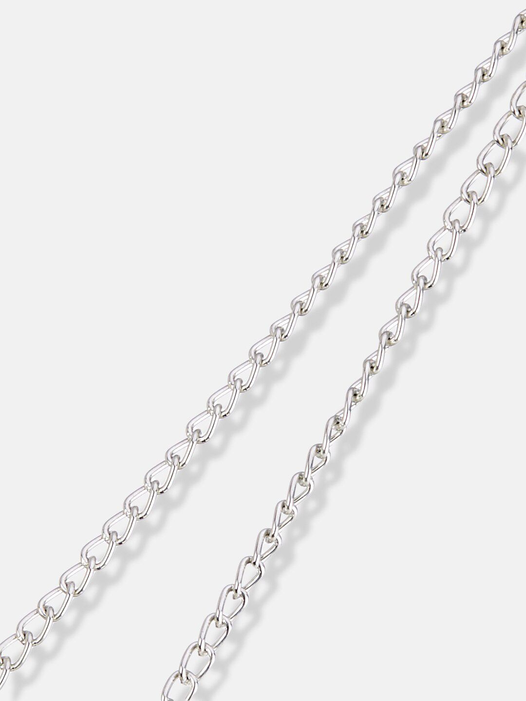 ATIBELLE Silver-Plated Beaded German Silver Layered Necklace