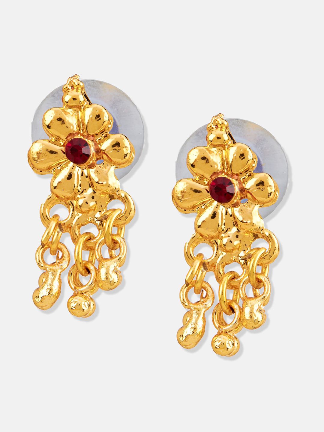 ATIBELLE Gold-Plated Stone-Studded Jewellery Set
