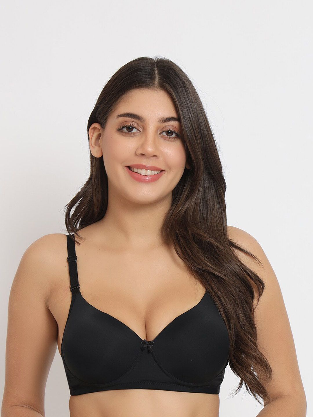 College Girl Full Coverage Heavily Padded Seamless Cotton Push-Up Bra With All Day Comfort-image-3