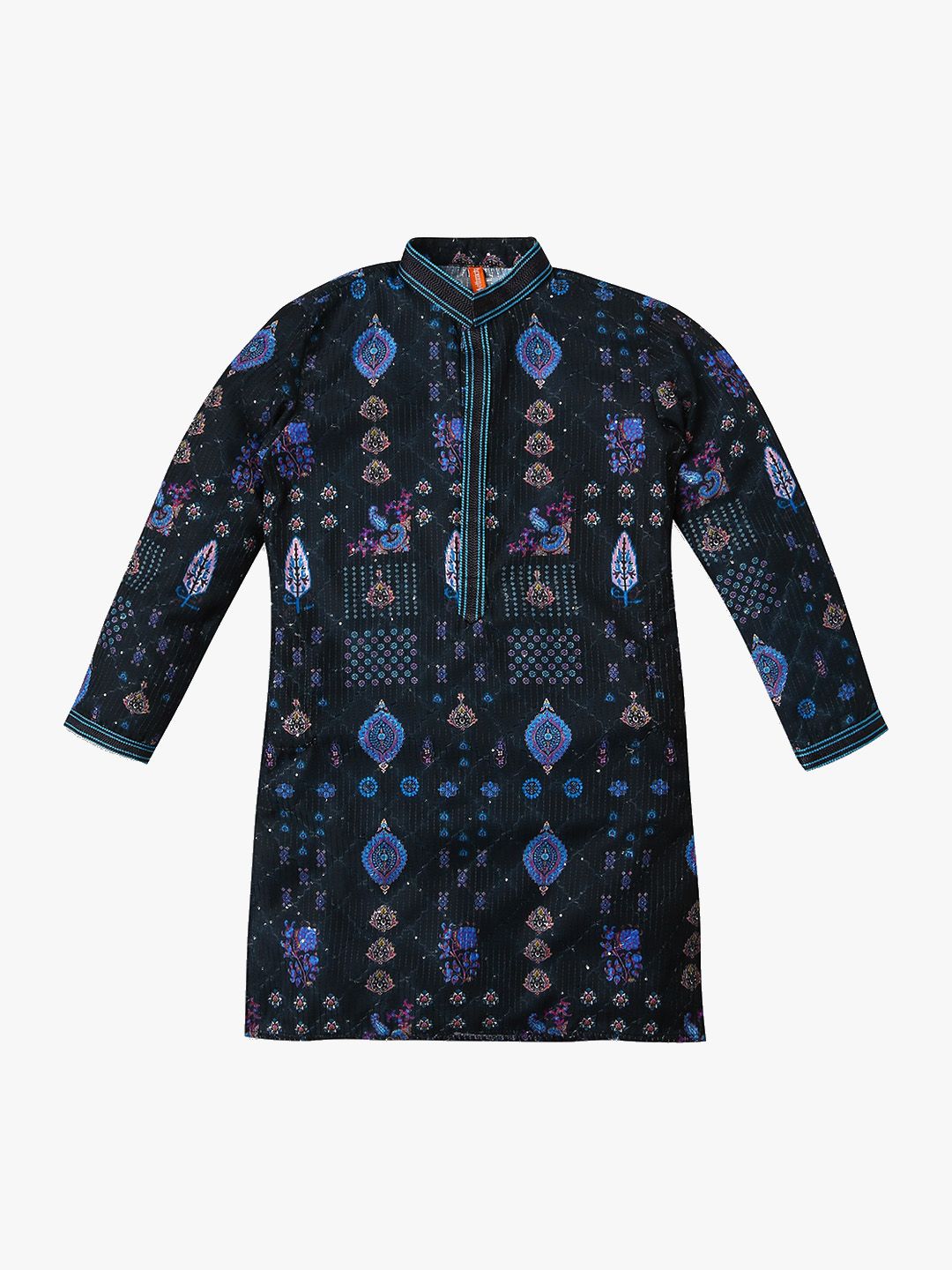 Ethnicity Boys Ethnic Motifs Printed Sraight Kurta with Trousers-picture-19