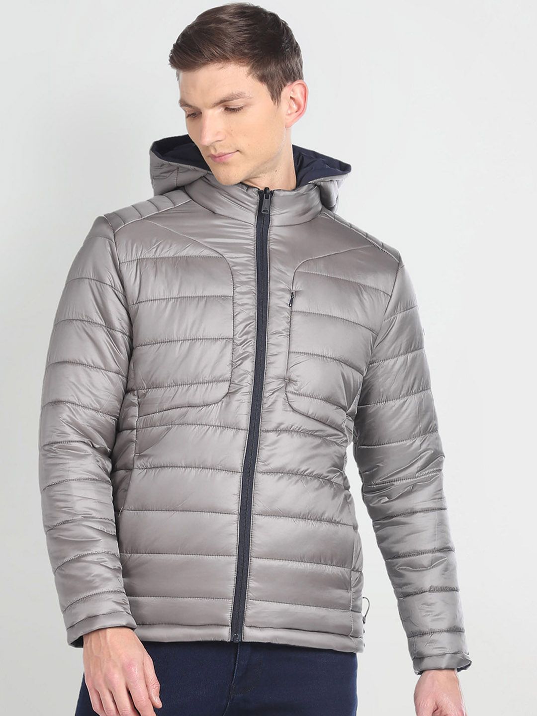 Arrow Sport Hooded Puffer Jacket-image-9