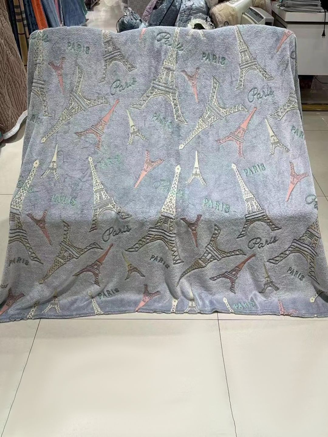 Butterthief Grey Cartoon Characters Microfiber Mild Winter 210 GSM Single Bed Blanket-picture-25