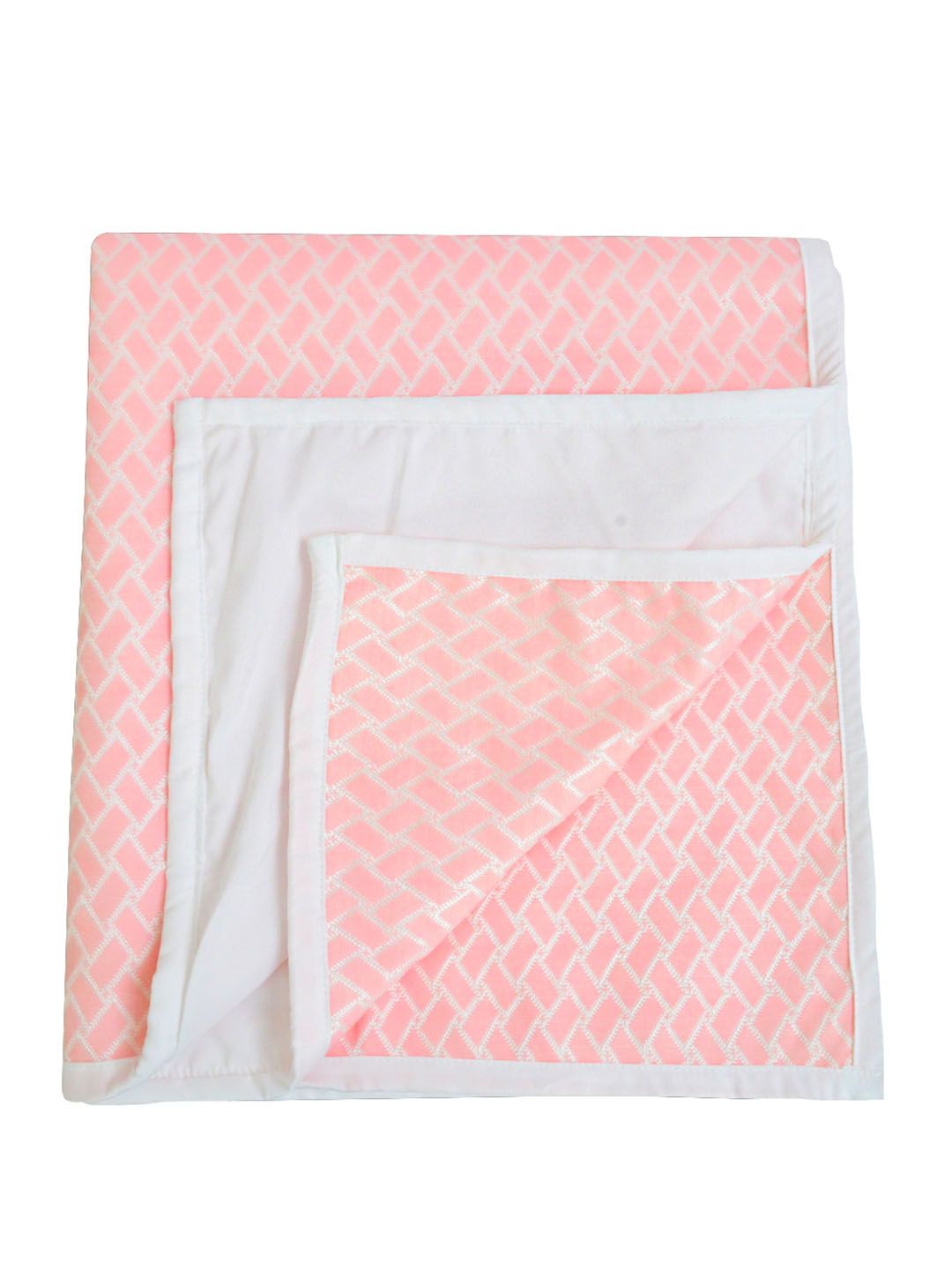 Adbeni Pink & White Printed 210 GSM Cotton Waterproof Kids Mattress Protectors-picture-11