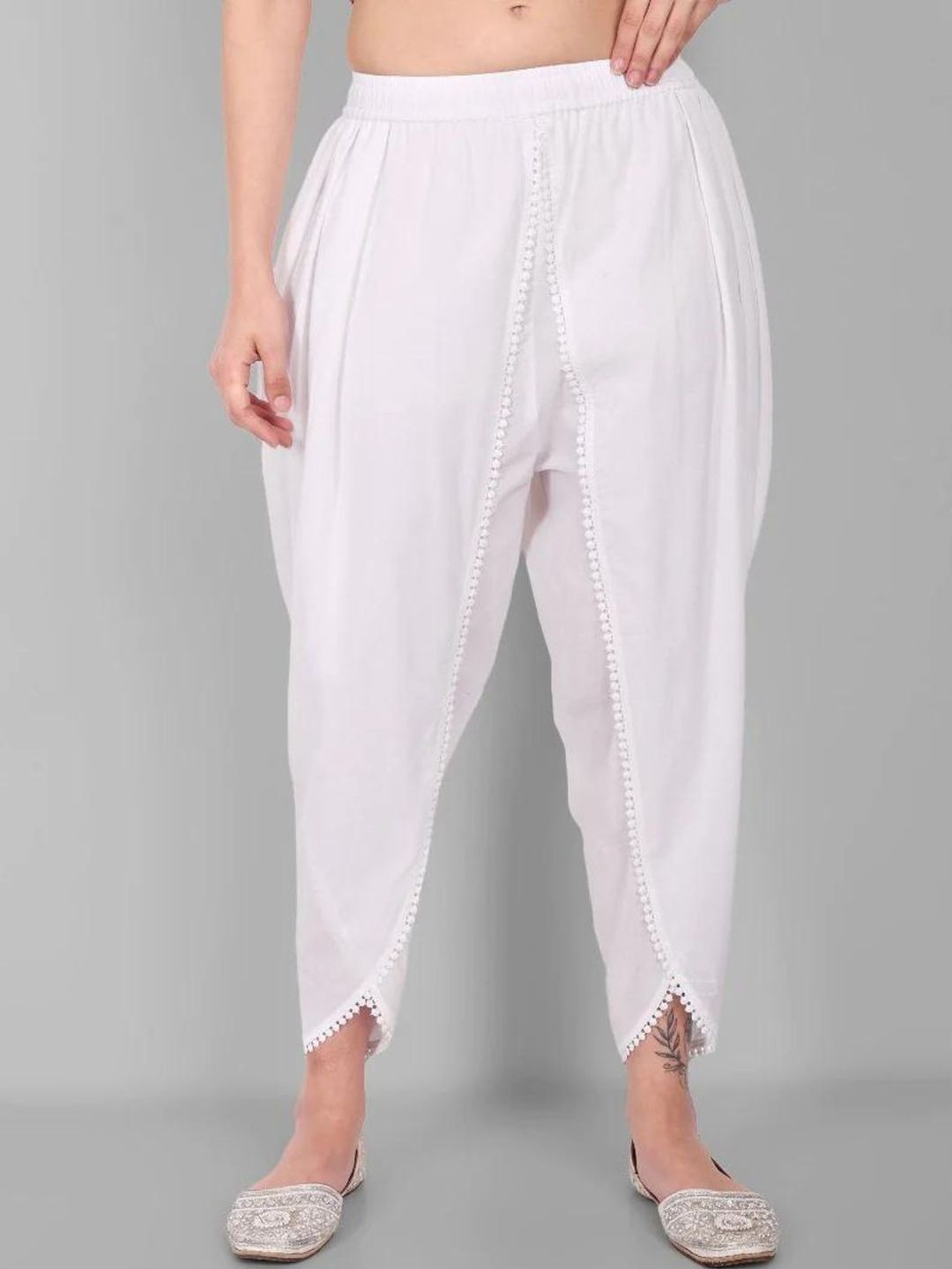 Mera Rang Women Mid-Rise Pure Cotton Dhoti Pant-picture-45