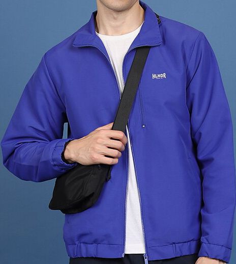 HIGHLANDER Mock Collar Bomber Jacket