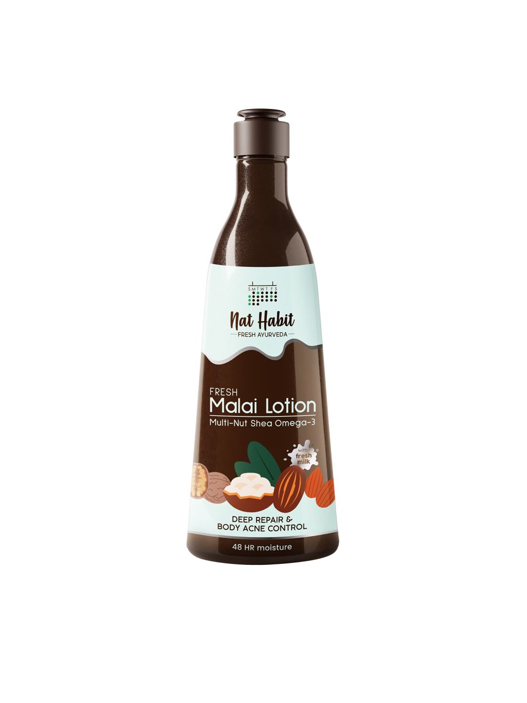 Nat Habit Fresh Malai Lotion With Multi-Nut Shea Omega 3 - 250g-image-6