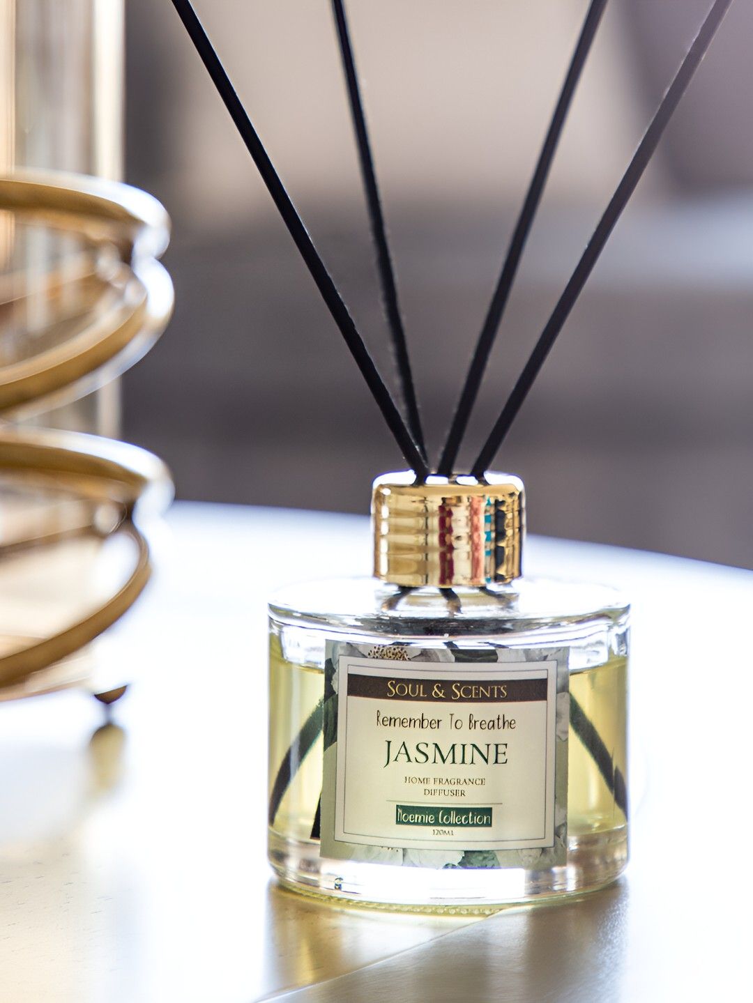 SOUL & SCENTS Transparent Jasmine Aroma Oil Diffuser 120 ml-picture-39