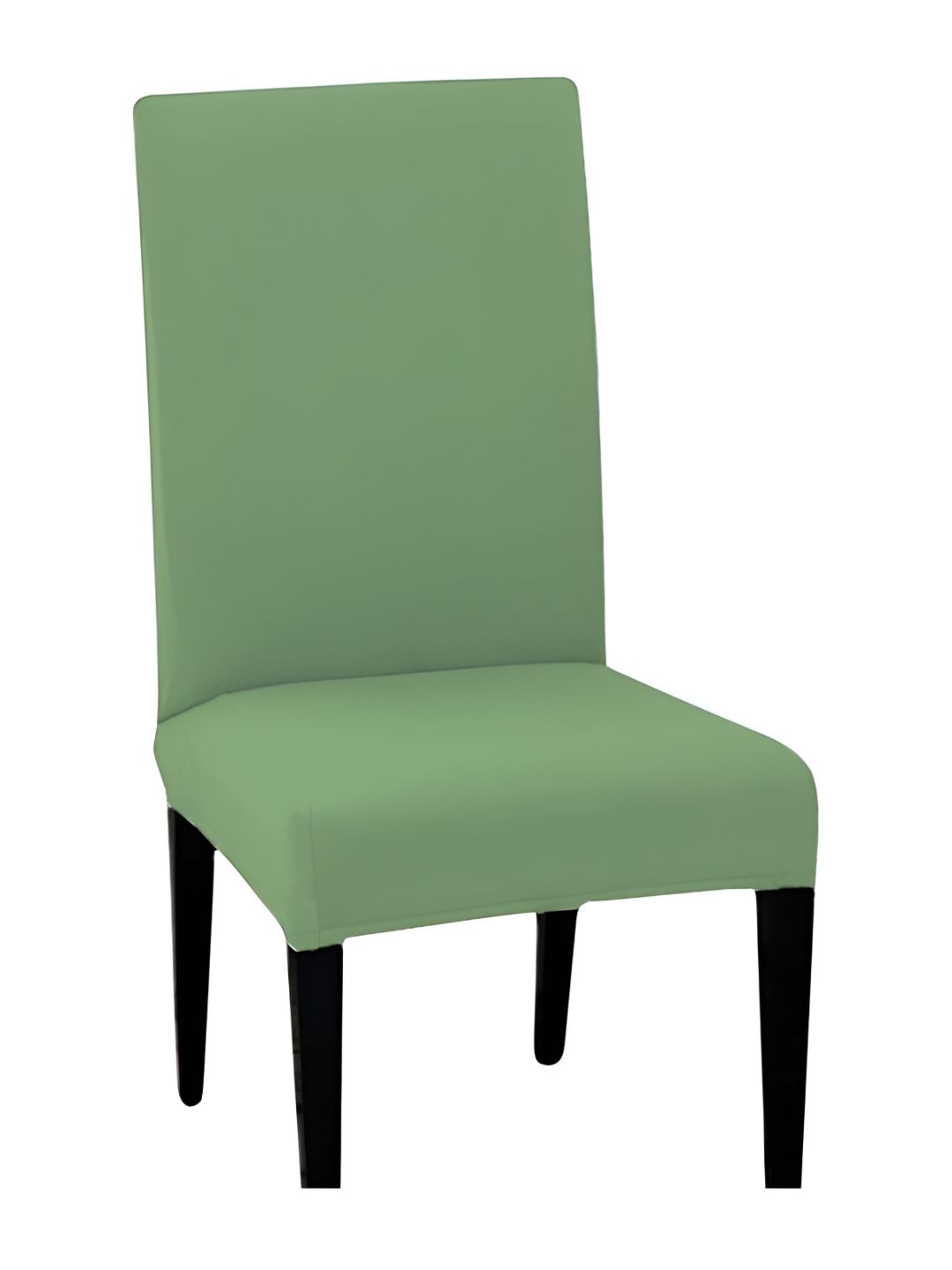 hargunz Green Solid Stretchable Chair Cover-image-7