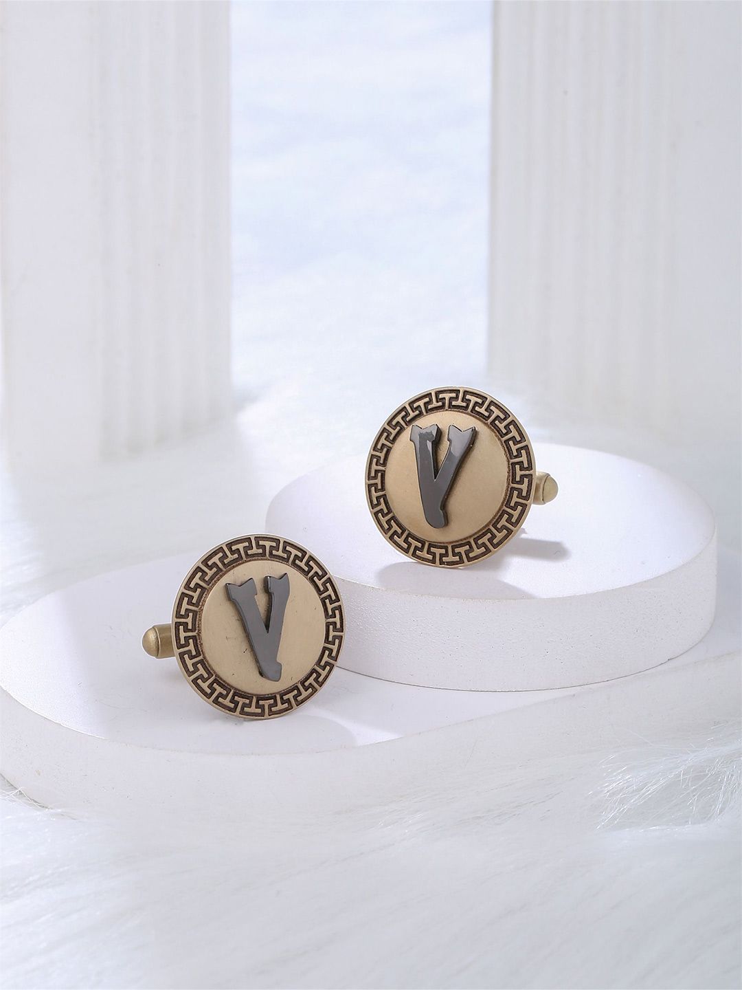 COSA NOSTRAA Textured Alphabet Cufflink-picture-15