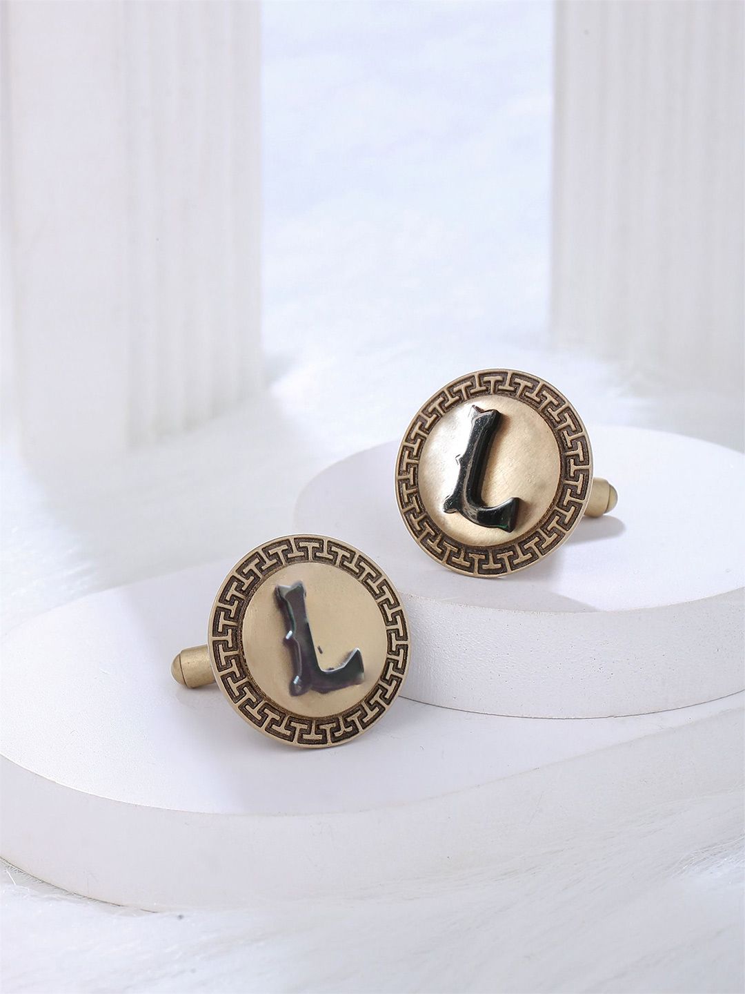 COSA NOSTRAA Textured Alphabet Cufflink-picture-37