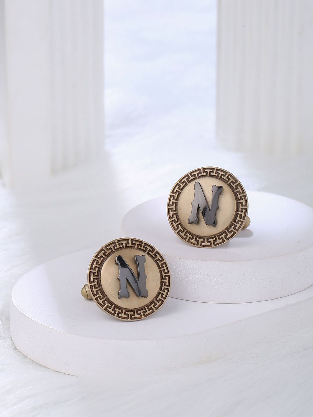 COSA NOSTRAA Textured Alphabet Cufflink-picture-35