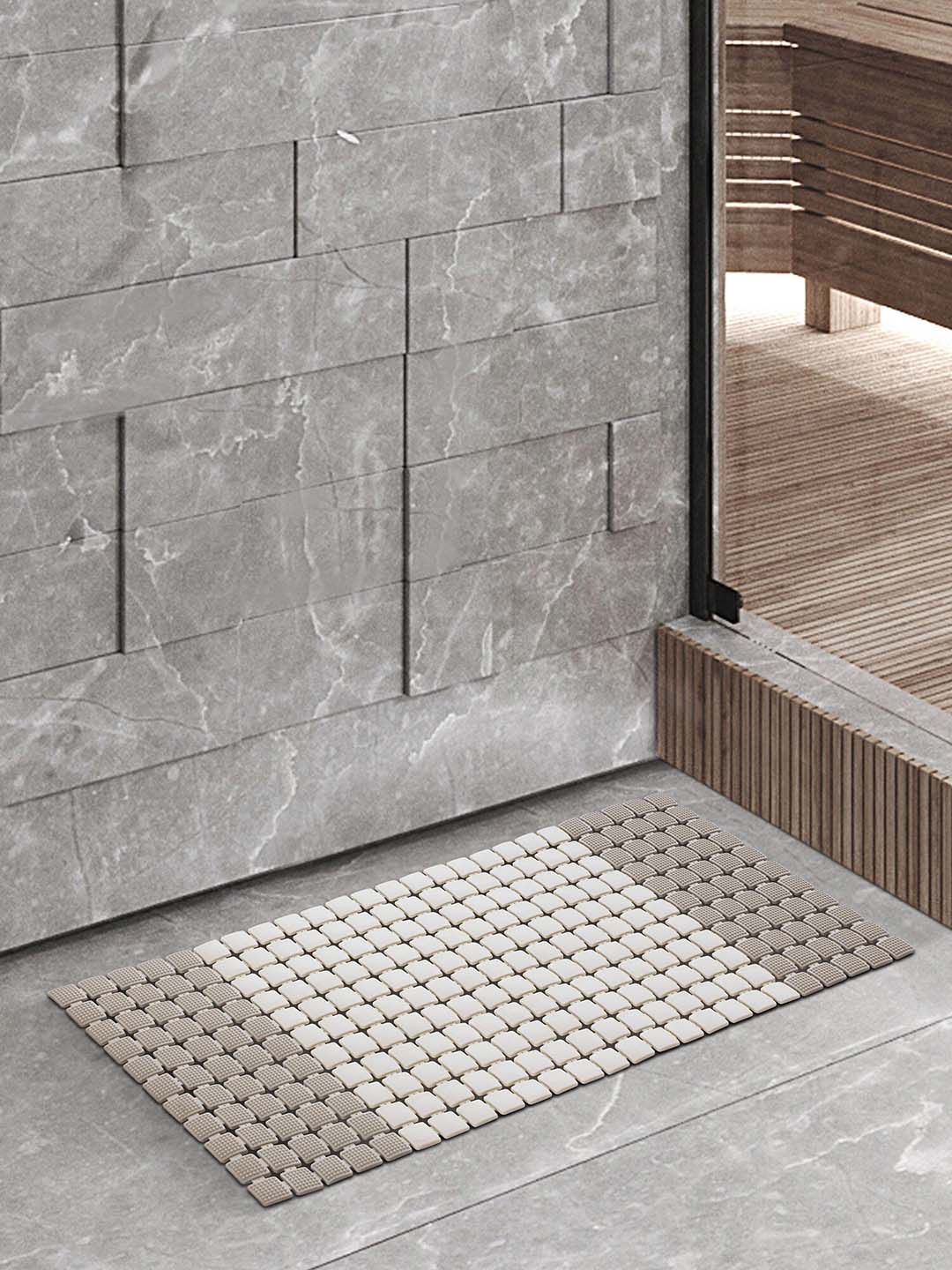 OBSESSIONS Brown Self-Designed 3000 GSM Anti-Slip Bath Mat-image-48