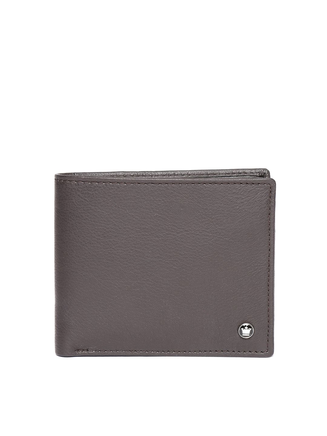 Louis Philippe Men Coffee Brown Solid Leather Two Fold Wallet-picture-29