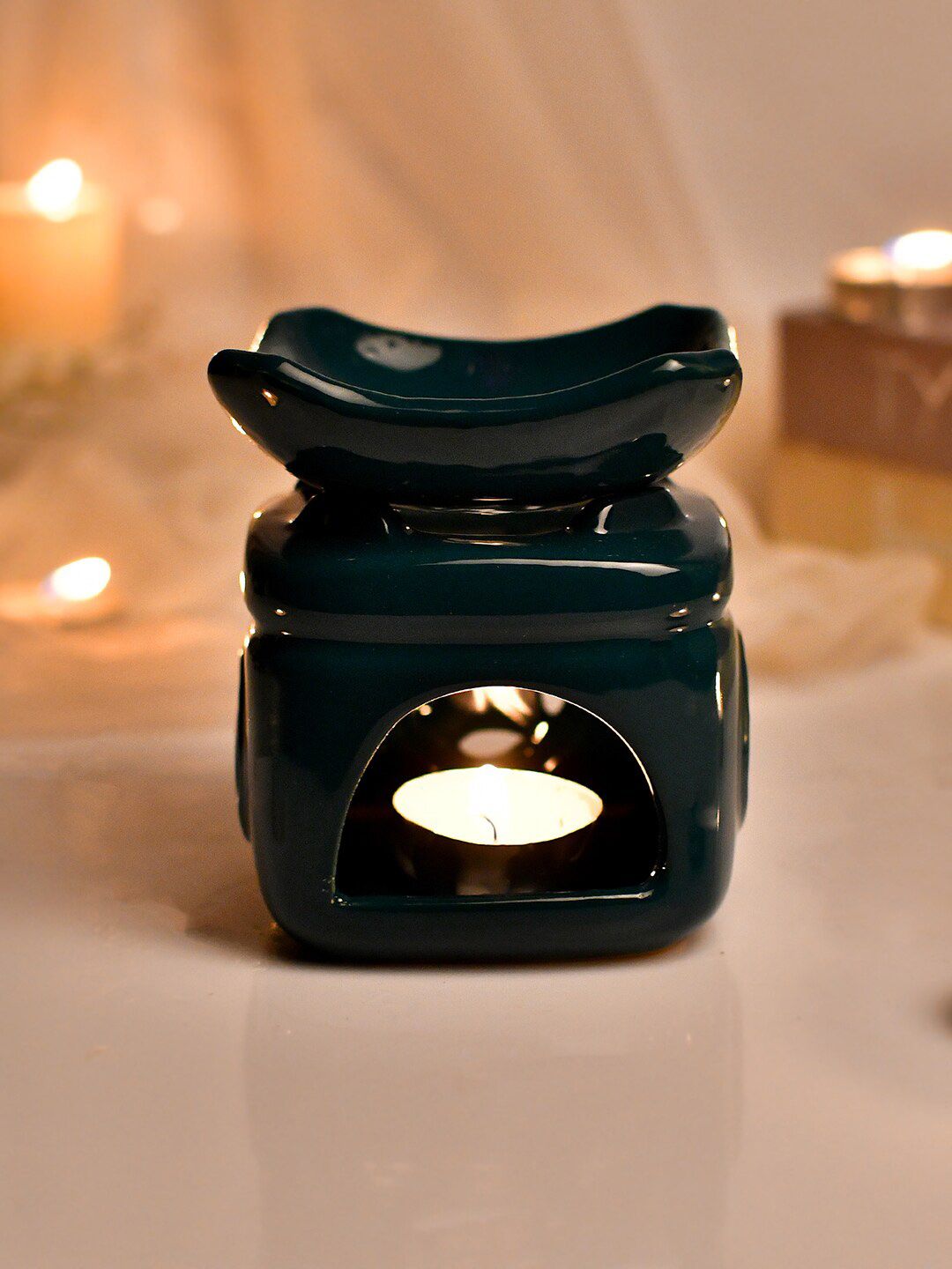 TAYHAA Teal Colored Serenity Shape Aroma Oil Diffuser-image-44