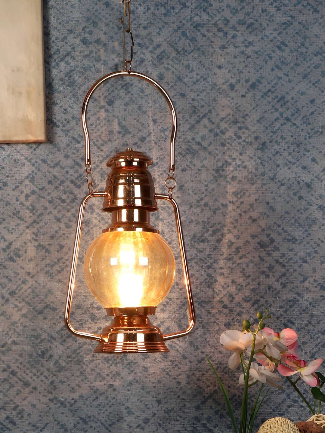 ELIANTE Gold Toned Iron Contemporary Cylindrical Ceiling Lamp-image-15