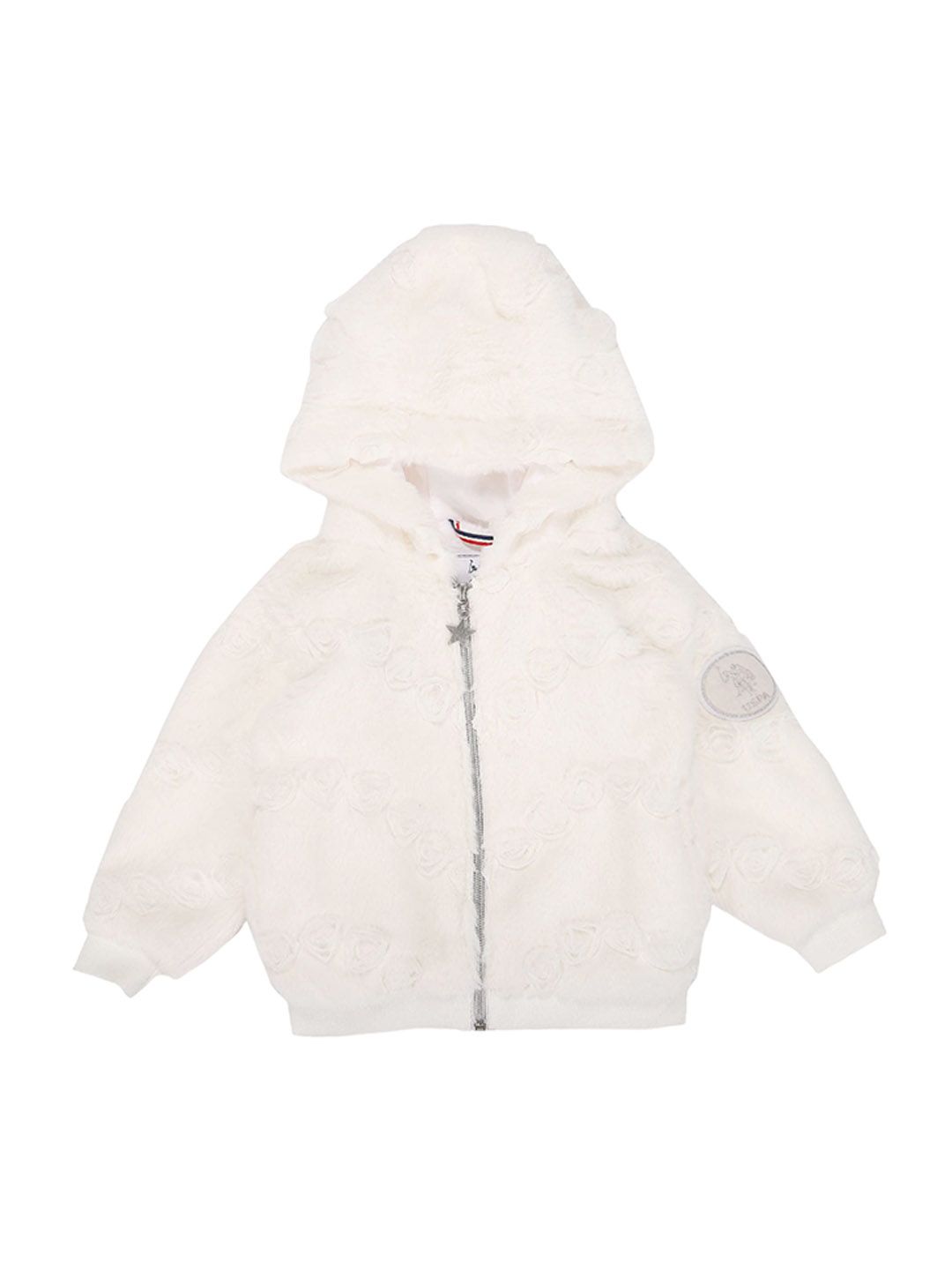U.S. Polo Assn. Kids Girls Self Design Hooded Bomber Jacket-picture-33