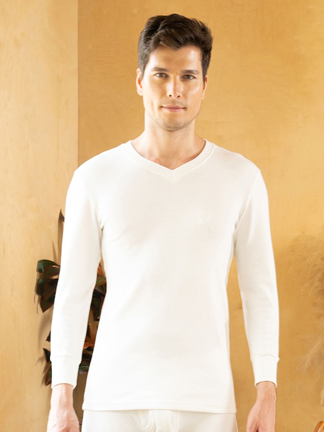 ONN V-Neck Cotton Thermal Top-image-47