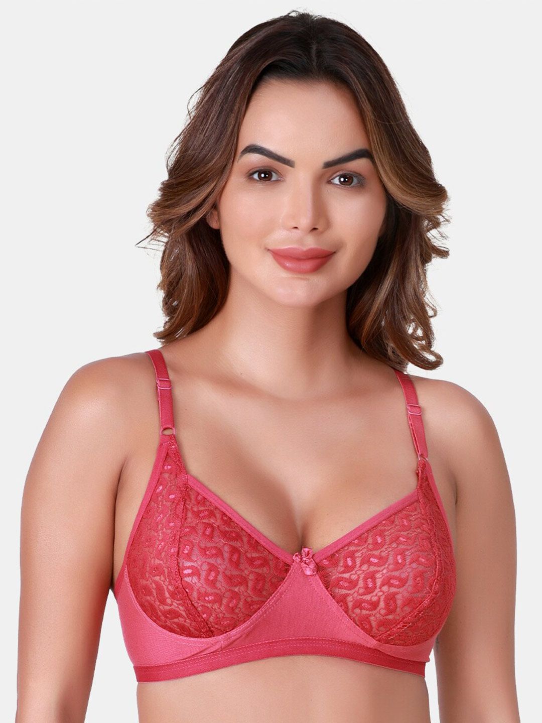 SKDREAMS Lace Full Coverage Cotton Bra With All Day Comfort-picture-14