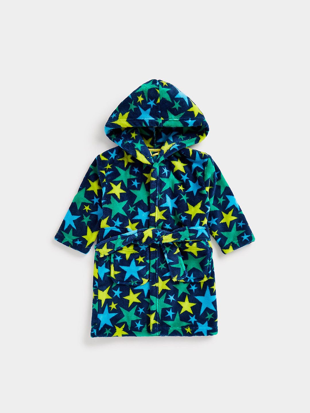 mothercare Boys Printed Cotton Bath Robe-picture-16