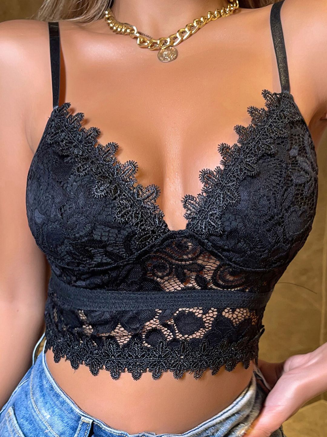 LULU & SKY Self Design Medium Coverage All Day Comfort Lightly Padded Everyday Bra