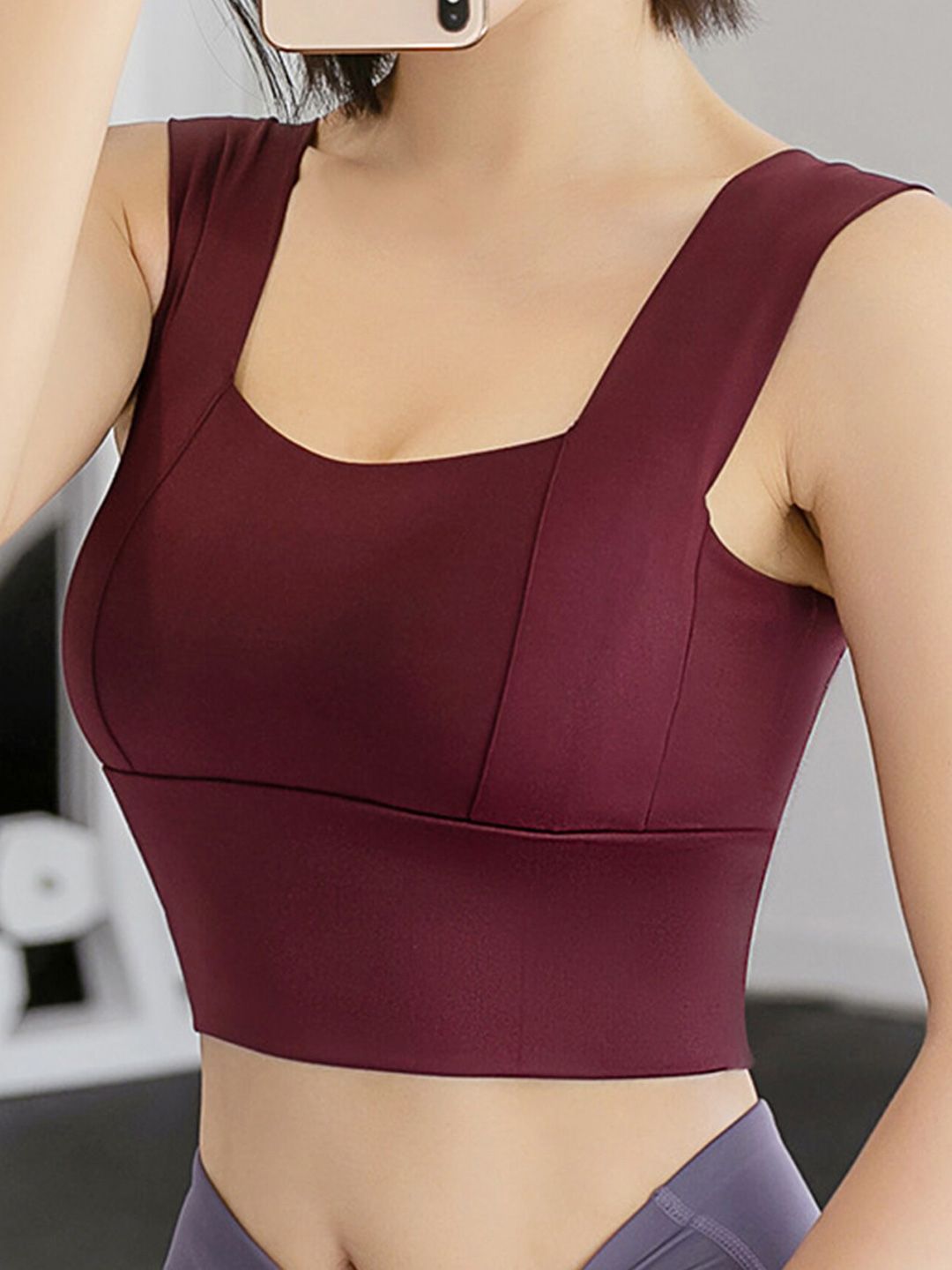 LULU & SKY Full Coverage Lightly Padded High Support Super Support Workout Bra-picture-36