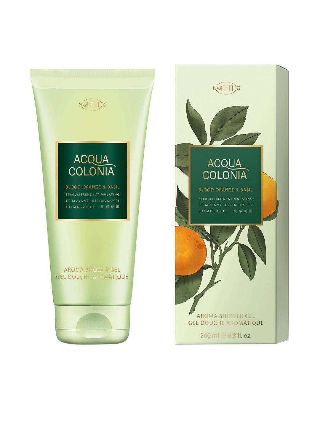 4711 Acqua Colonia Blood Orange & Basil Shower Gel - 200ml-picture-20