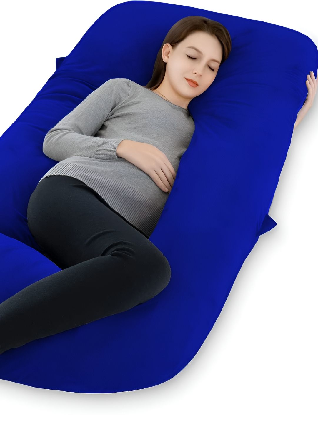 DADDY COOL Blue & White Faux Velvet Fibre Filled Ultra Soft Maternity Pillow-picture-38