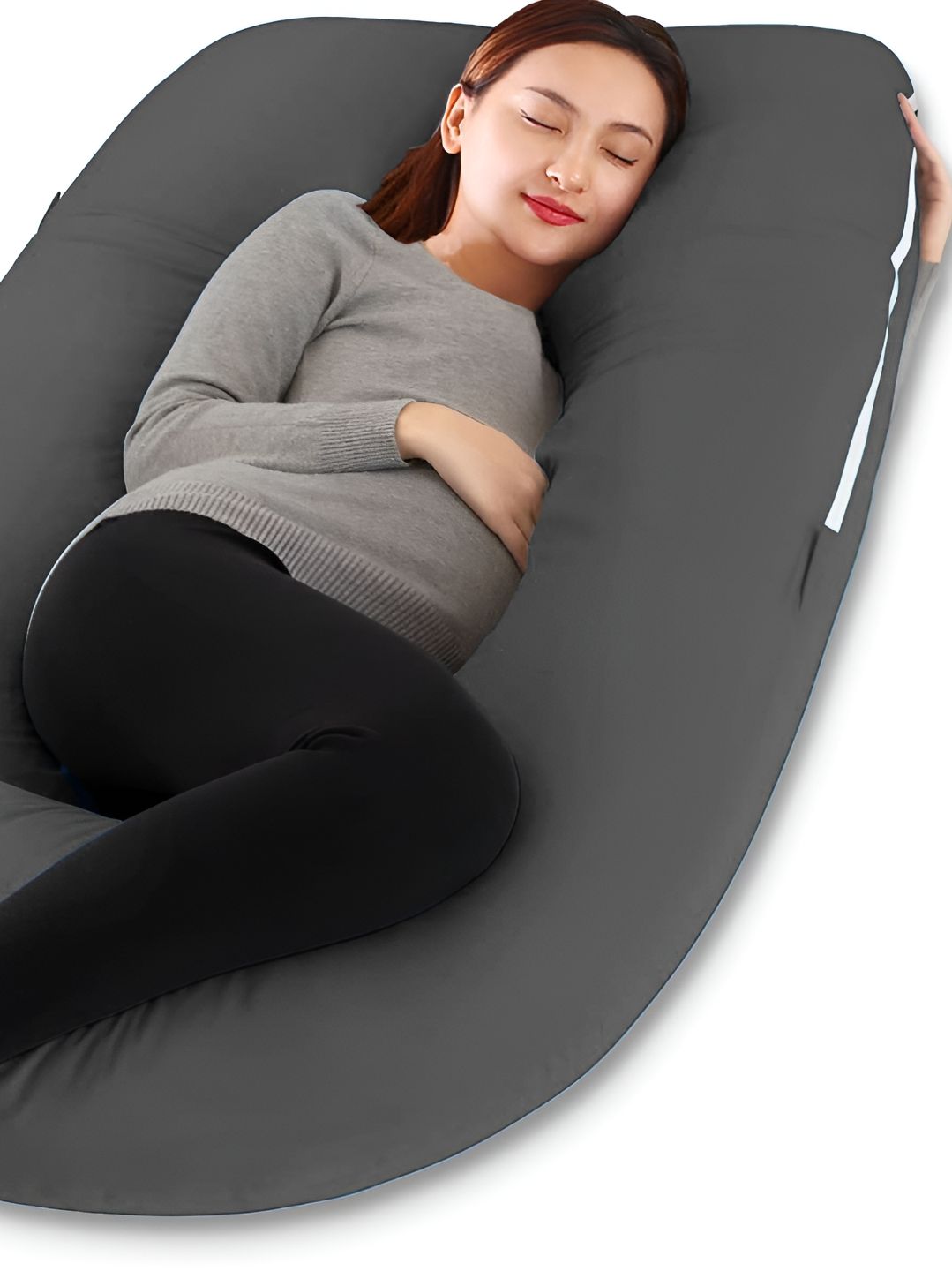 DADDY COOL Grey & White Cotton Fibre Filled Ultra Soft Maternity Pillow-picture-22