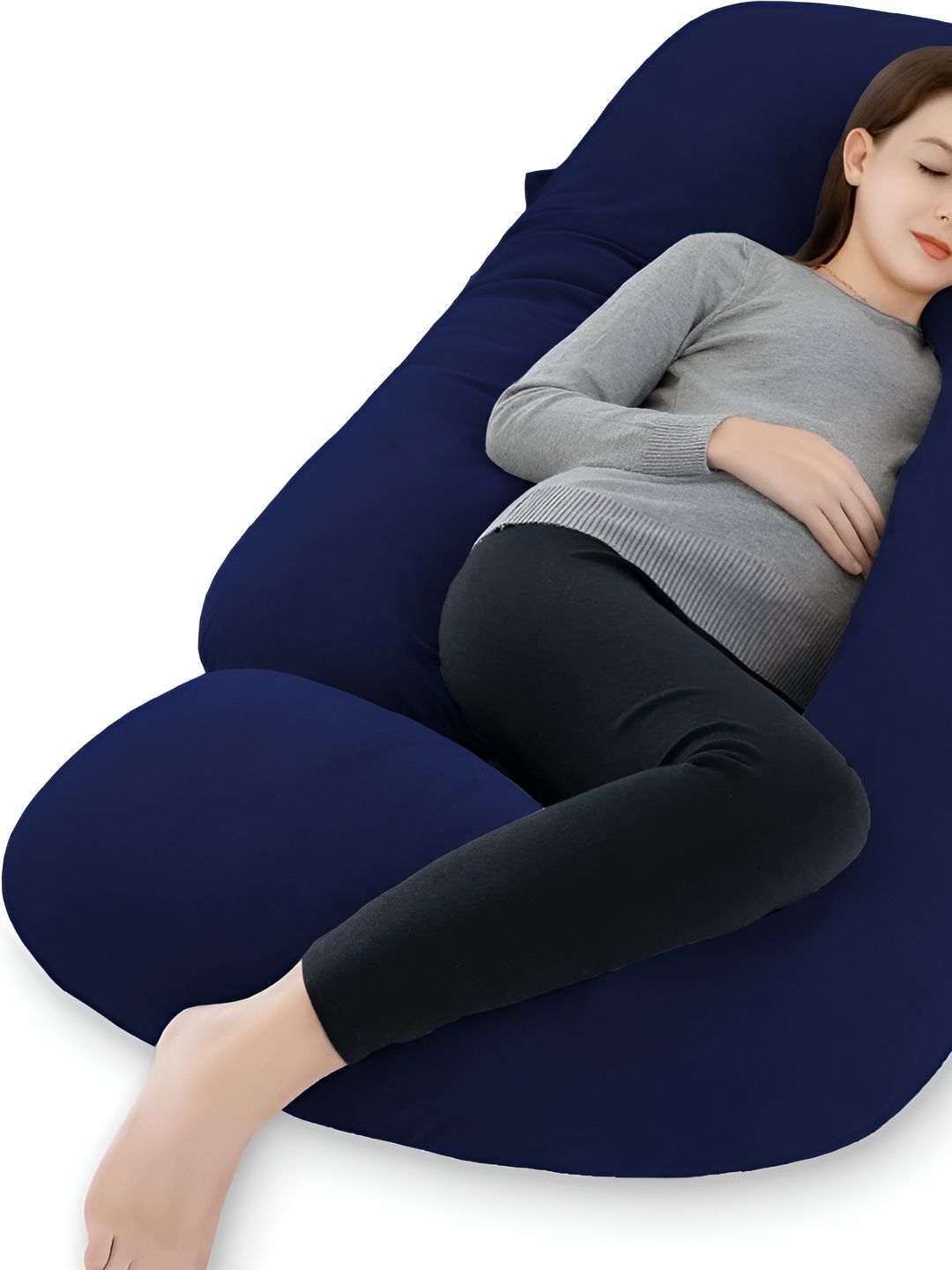 DADDY COOL Navy Blue & White Faux Velvet Fibre Filled Ultra Soft Maternity Pillow-picture-23