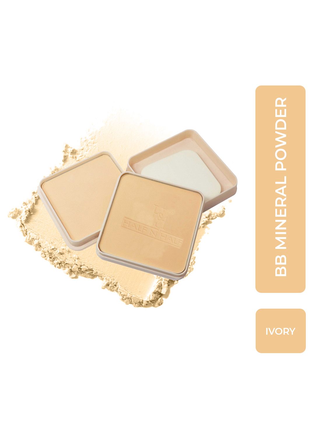 Half N Half BB Mineral Powder Vita Mins For Skin Whitening - 20g - Ivory 04-picture-8