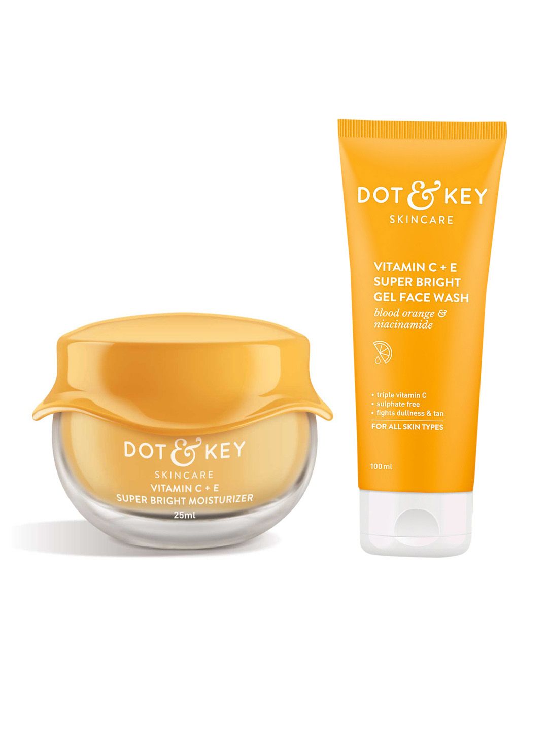 DOT & KEY Set of Vitamin C+E Moisturizer 25 ml + Face Wash 100 ml-image-22