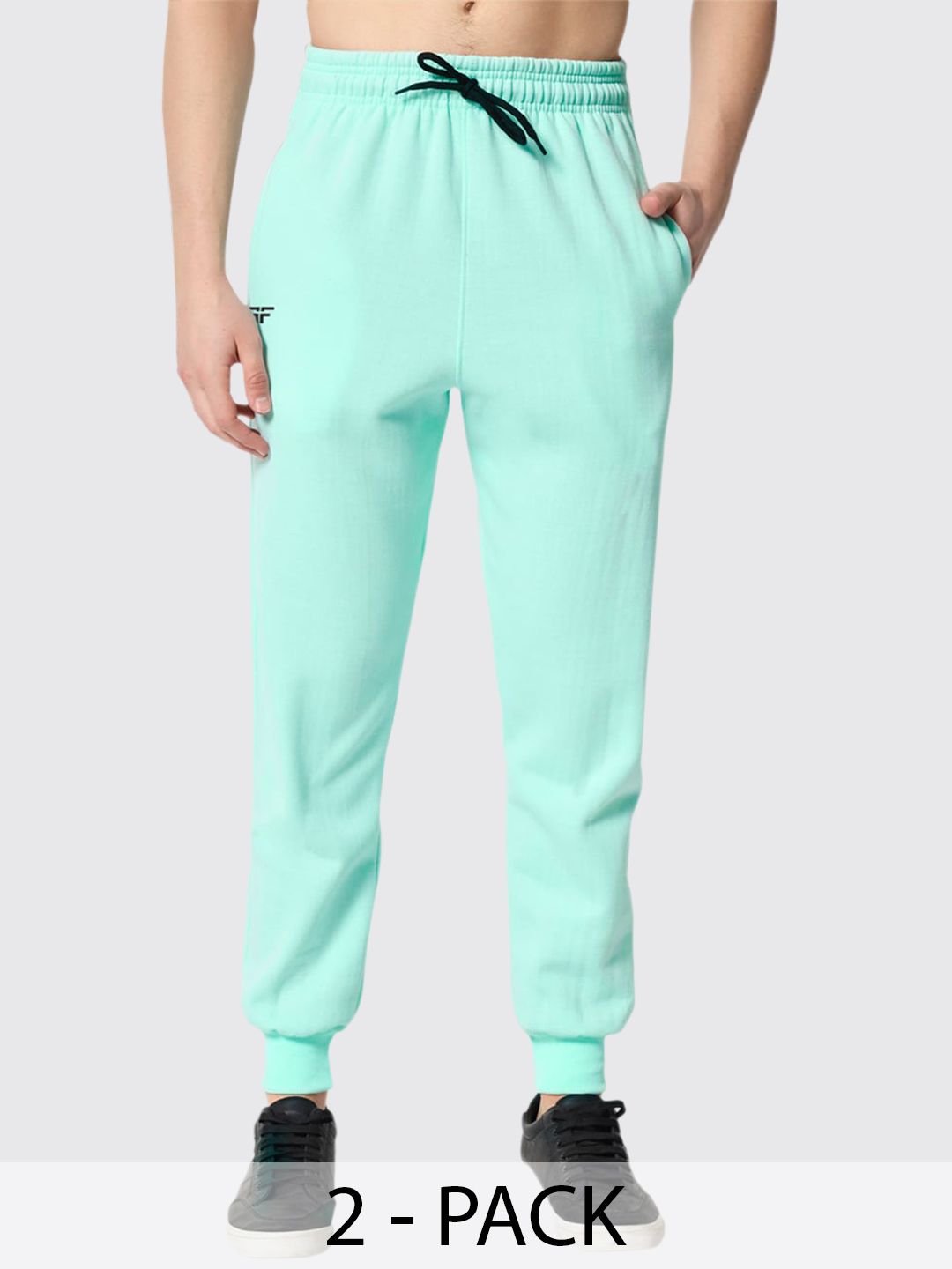 FFLIRTYGO Men Pack Of 2 Fleece Slim Fit Joggers-picture-14