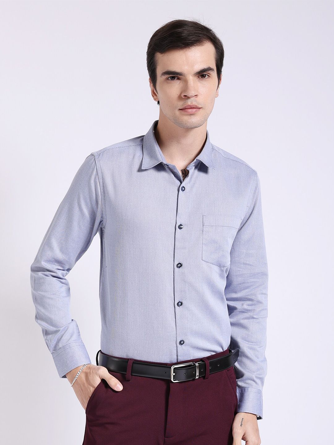the indian garage co. x luxe Luxe by TIGC Slim Fit Classic Formal Shirt-picture-13