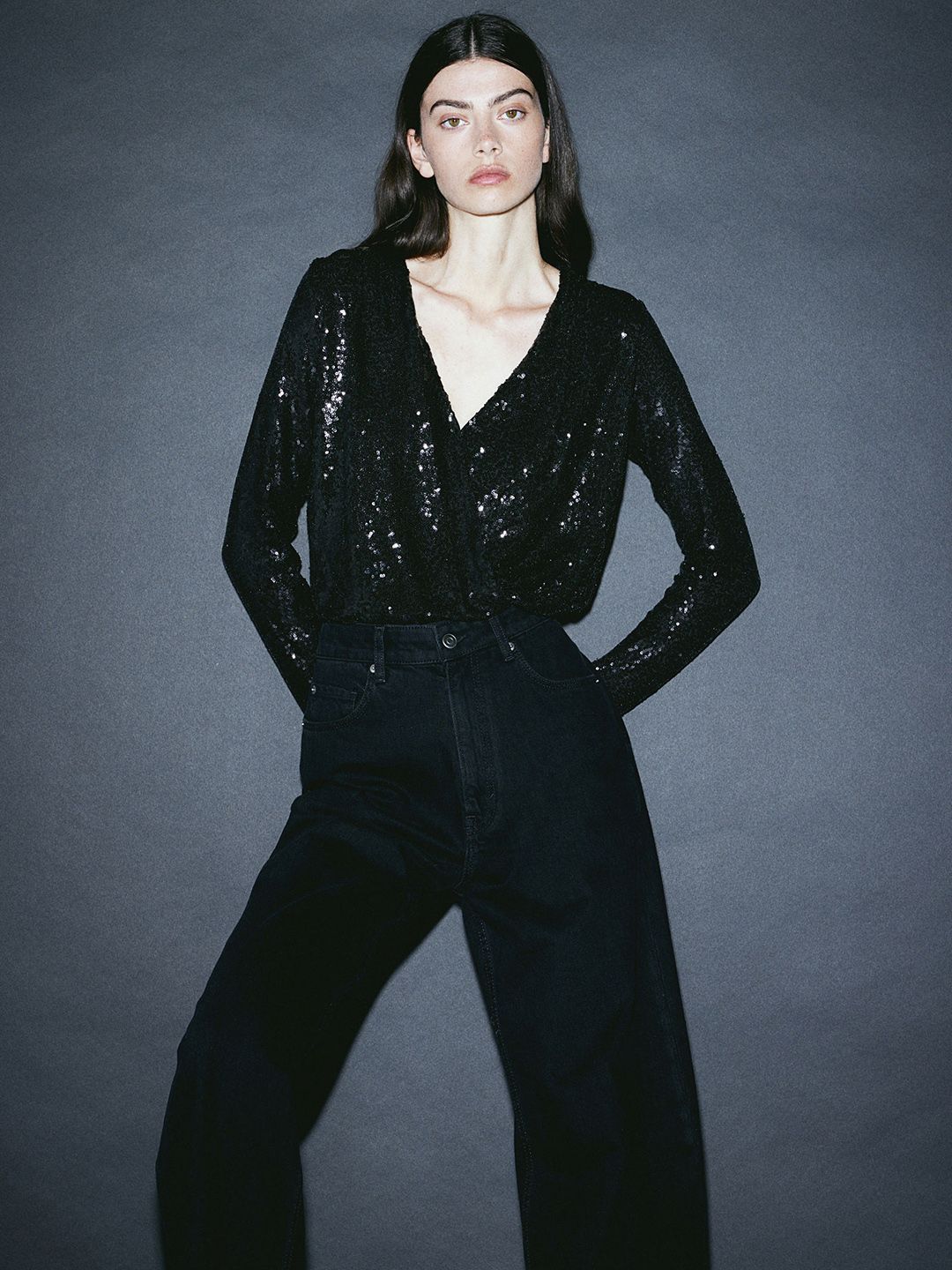 H&M Sequined Body