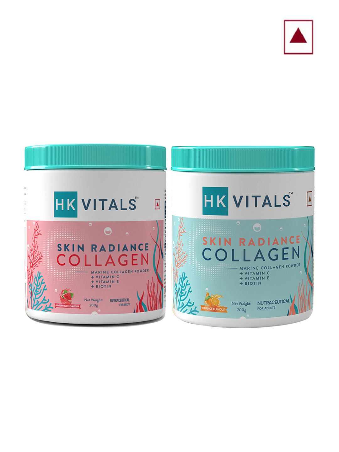 HK VITALS Set Of 2 Skin Radiance Collagen Powder - Orange & Watermelon - 200g Each-picture-39