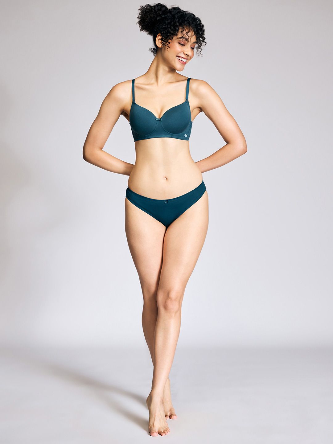 Nykd By Nykaa Breathe Cotton All Day Comfort Padded Non Wired T-Shirt Bra Nyb198