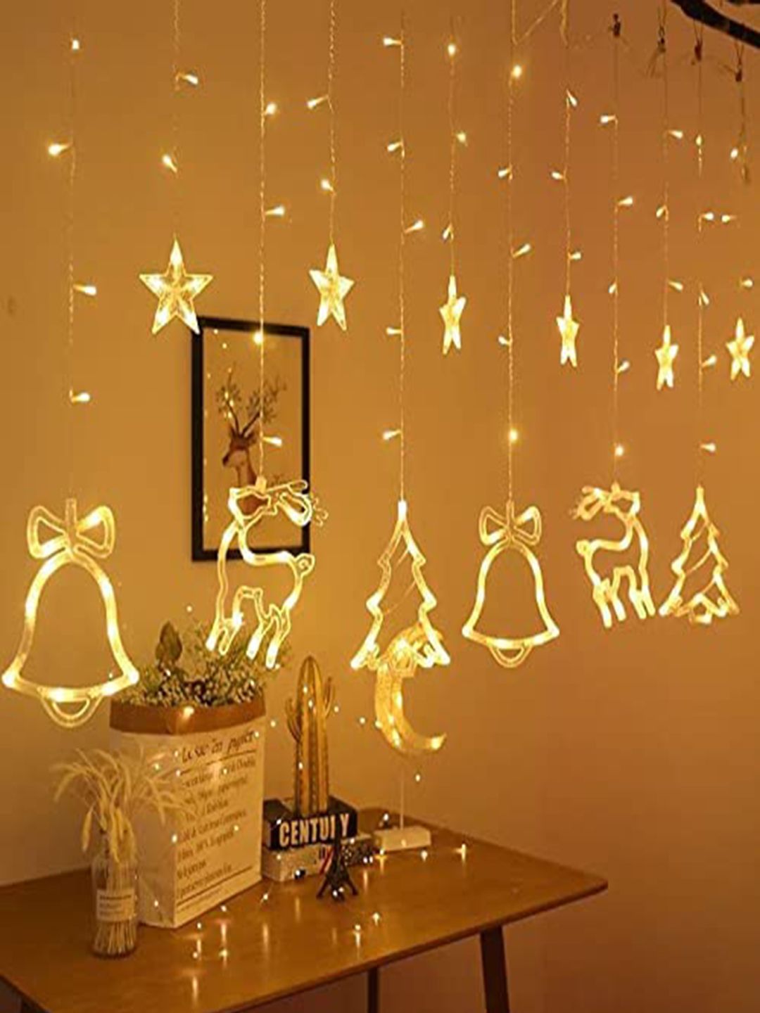 Quace Off-White 138 Pieces Christmas Theme String Lights-picture-12