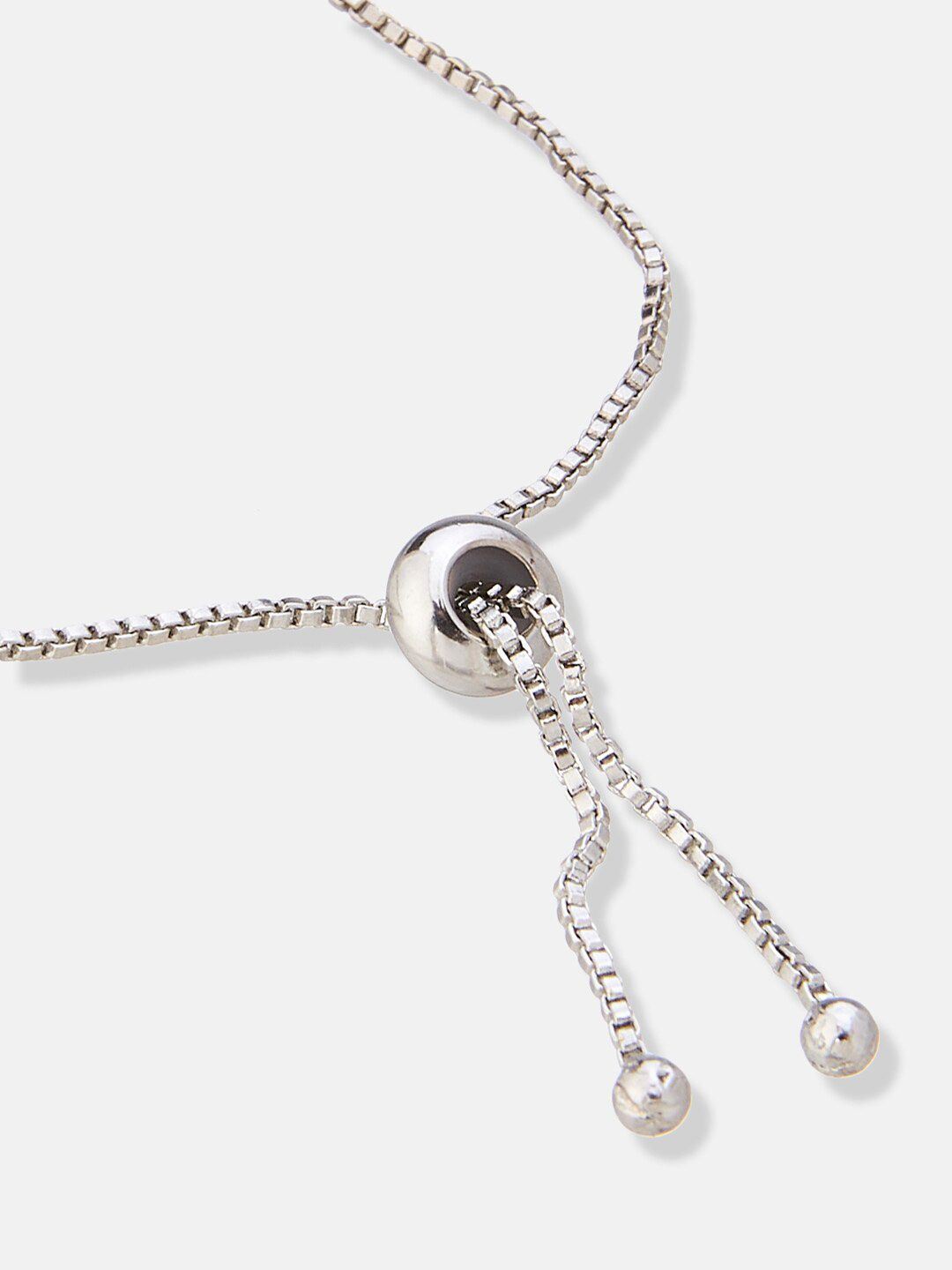ATIBELLE Sliver-Plated Cubic Zirconia-Studded Jewellery Set