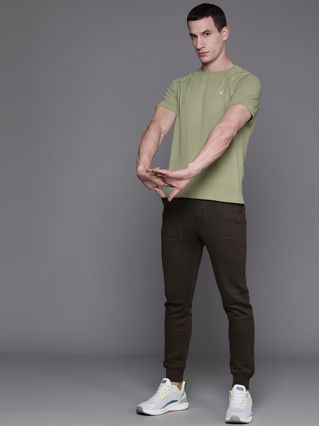 HRX by Hrithik Roshan Men Raglan Sleeves Rapid-Dry Sports T-shirt-picture-52