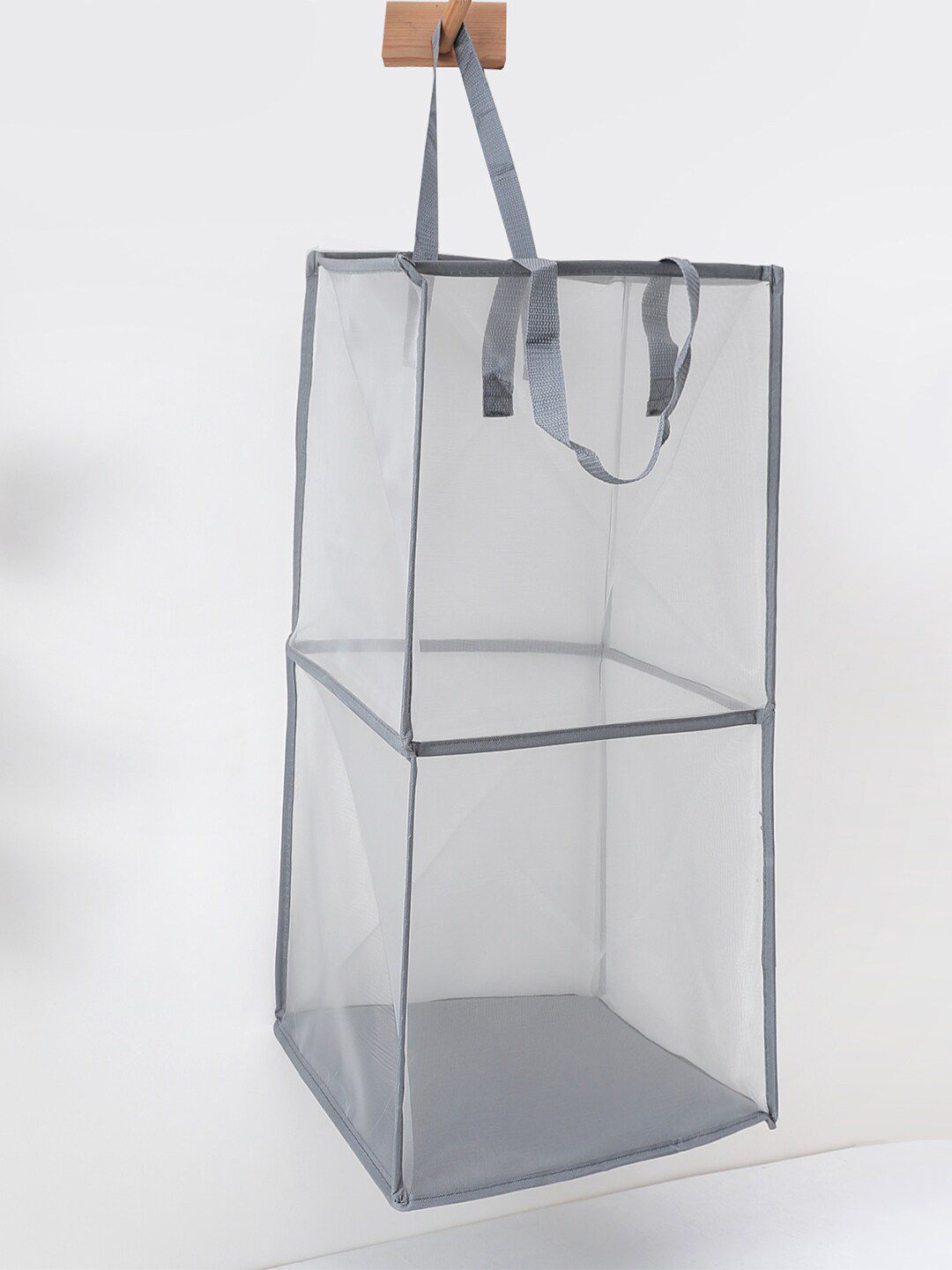 Kuber Industries Grey Foldable Laundry Bag-picture-13