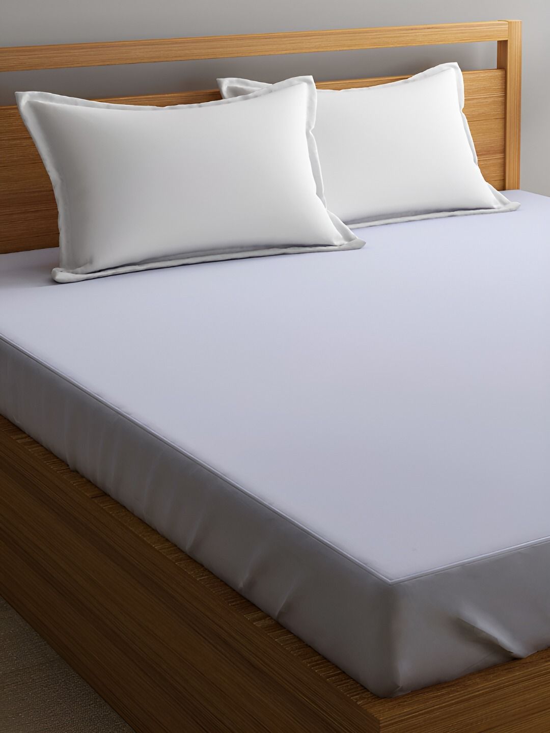 GADDA CO White Cotton Terry Waterproof Elastic Fitted Mattress Protector-picture-27