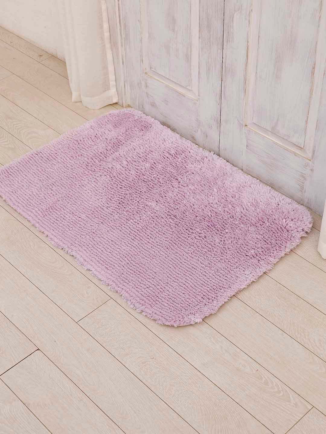 Ariana Lavender Coloured Anti Skid 2800 GSM Microfibre Bath Rug-image-23