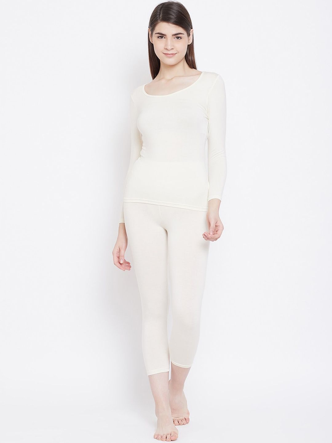 Kanvin Women Round Neck Top With Mid-Rise Bottom-picture-41