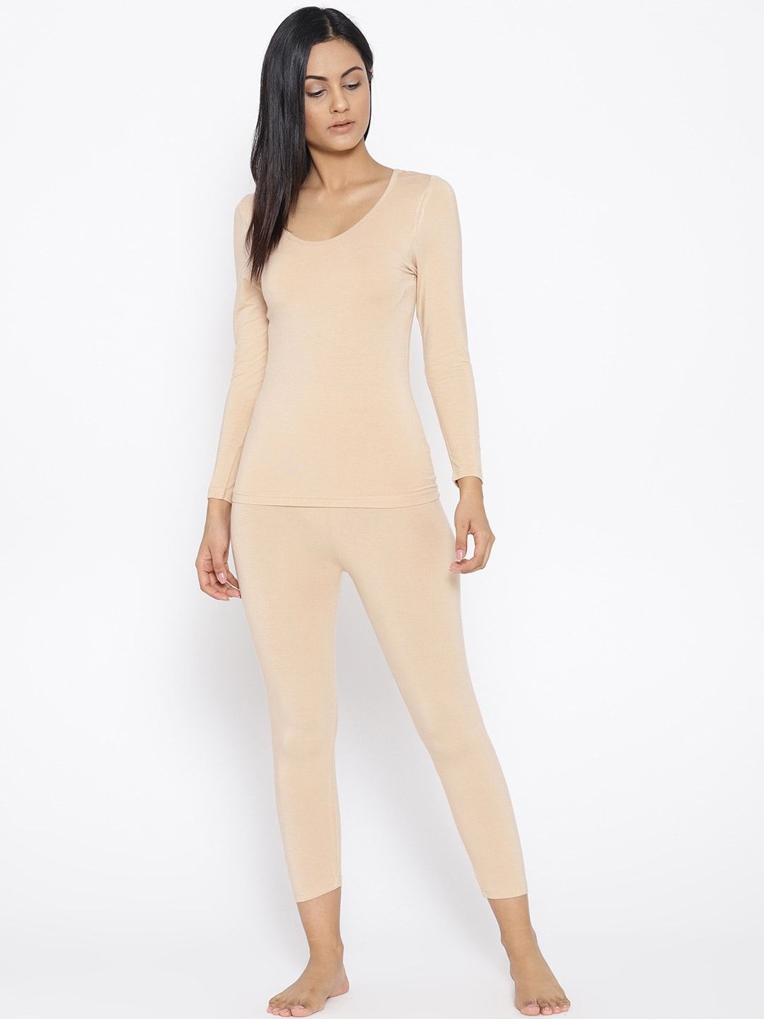 Kanvin Women Round Neck Top With Mid-Rise Bottom-picture-27