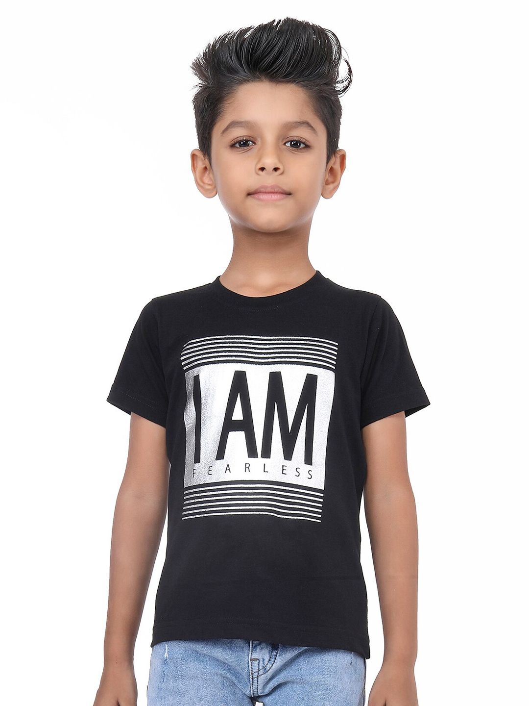 BAESD Boys Typography Printed Bio Finish Cotton T-shirt-picture-20