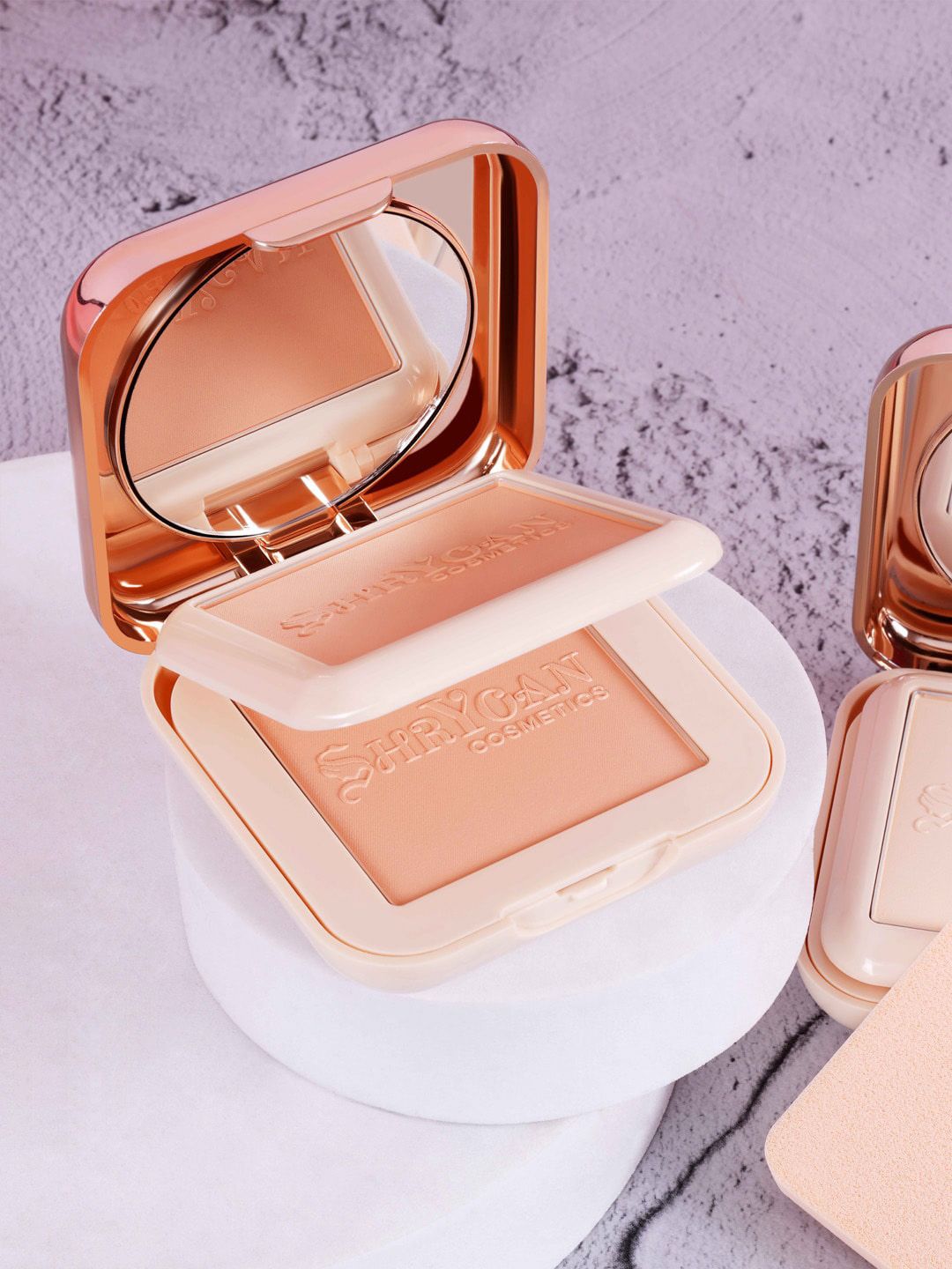 SHRYOAN Matte 2 In 1 Compact Powder - 25g - SH04-picture-27