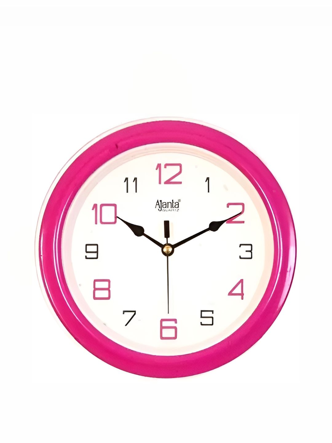 Ajanta Pink & White Round Traditional Wall Clock-picture-30